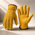 ShiftBuilt HeavyGrip Leather Work Gloves