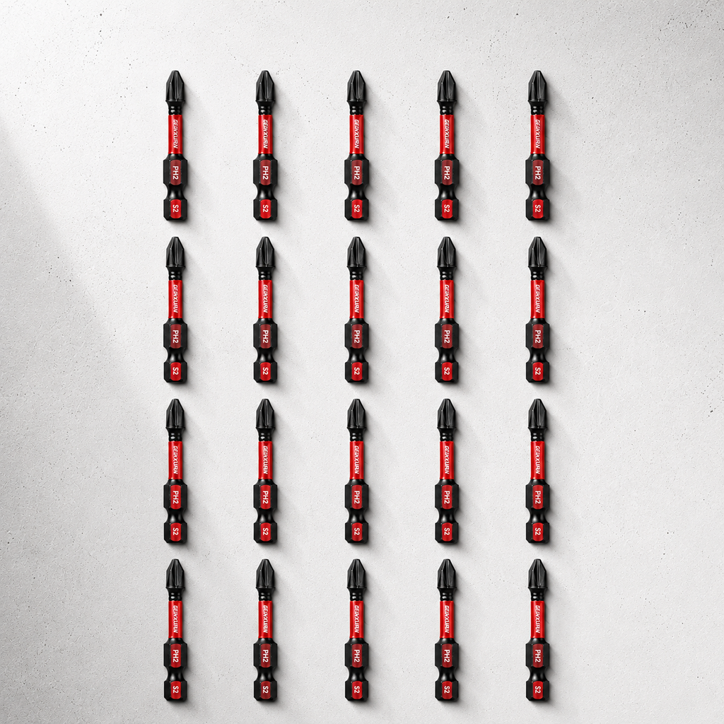 ShiftBuilt 20-Piece Magnetic PH2 Impact Screwdriver Bit Set