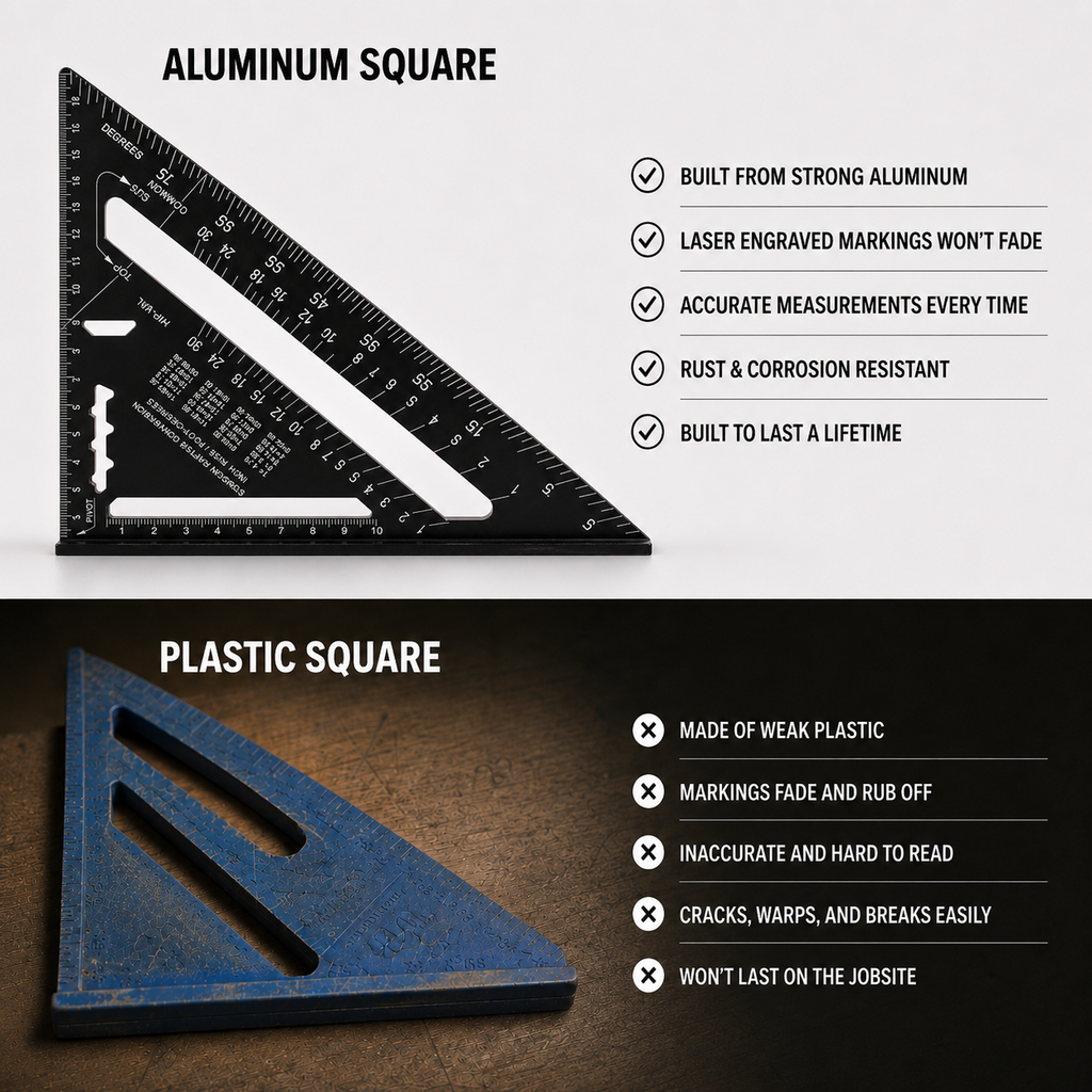 ShiftBuilt LayoutPro Aluminum Speed Square