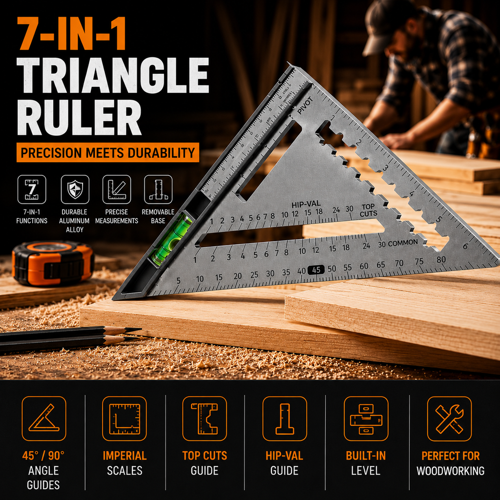 ShiftBuilt MultiMark 7-in-1 Speed Square