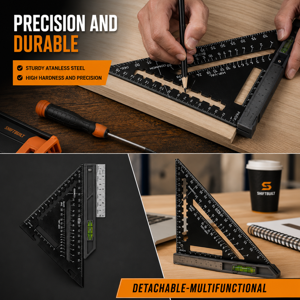 ShiftBuilt MultiMark 7-in-1 Speed Square
