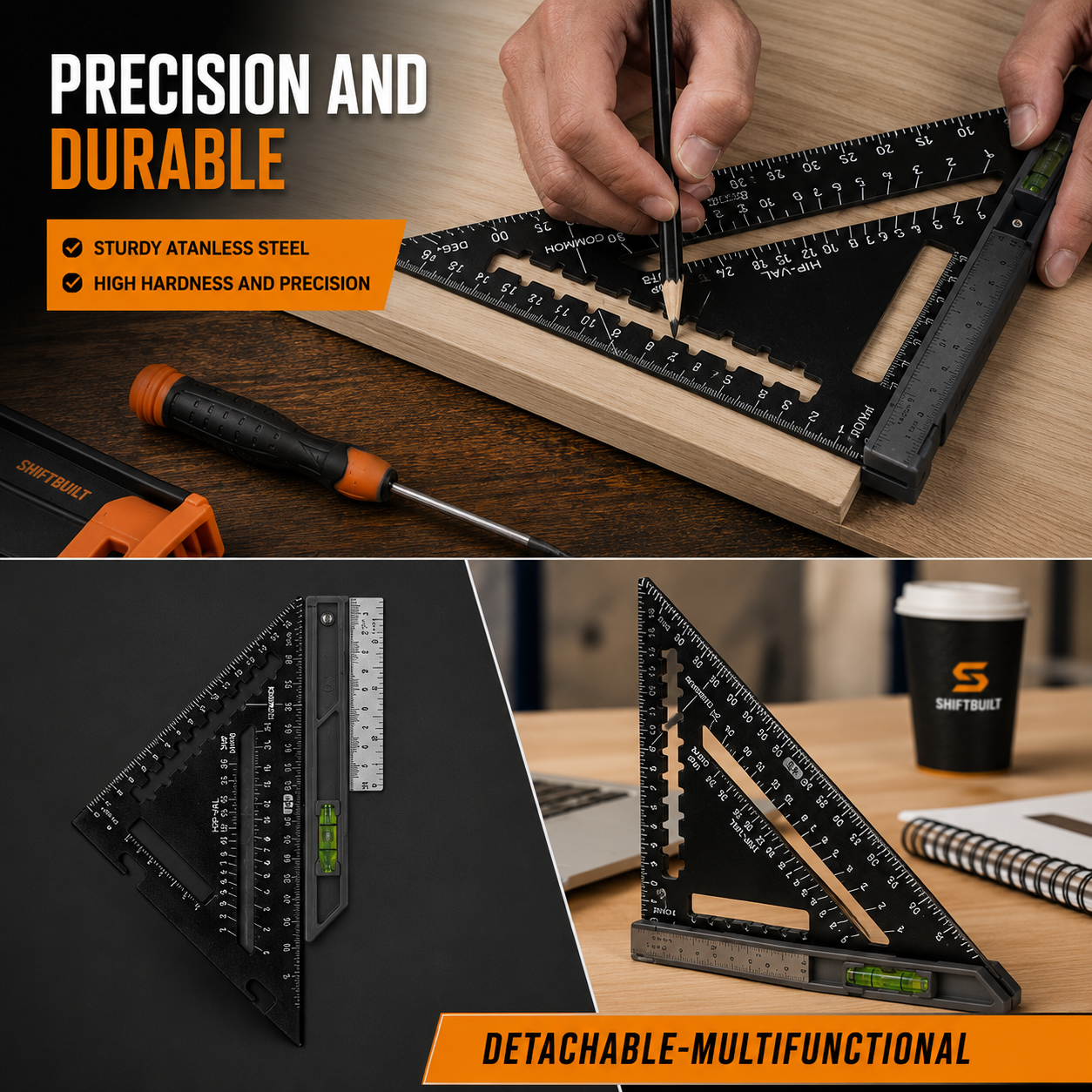 ShiftBuilt MultiMark 7-in-1 Speed Square